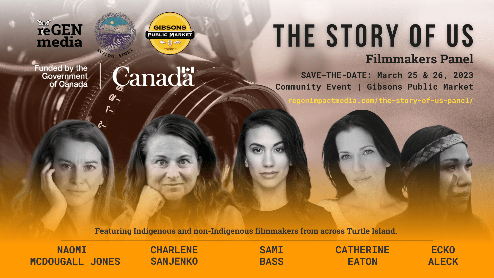 Live Filmmaker's Panel happening in Gibsons BC - click for more details